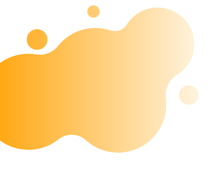 eine gelbe Grafik, die aussieht, wie ein Farbklecks.