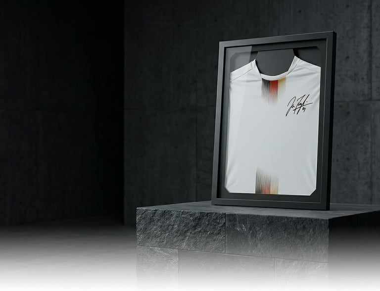 bilderrahmen für trikot