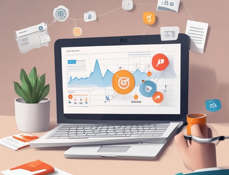 A team of professionals analyzing lead data on multiple screens