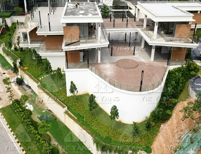 Professional commercial landscaping for IBN Genting Highland development by yie yang landscape