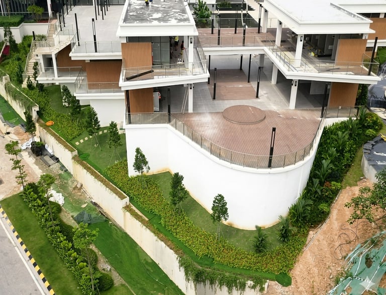 Professional commercial landscaping for IBN Genting Highland development by yie yang landscape