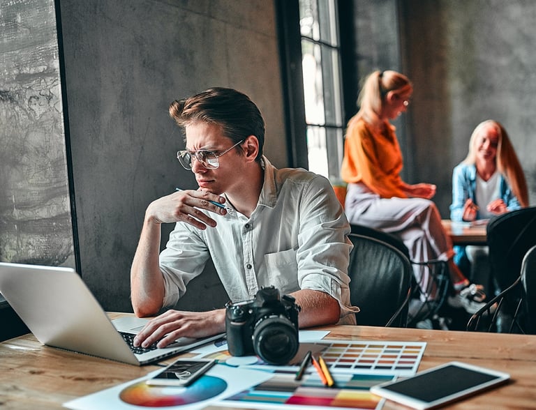 Primus Media Production graphic design with strategy in mind