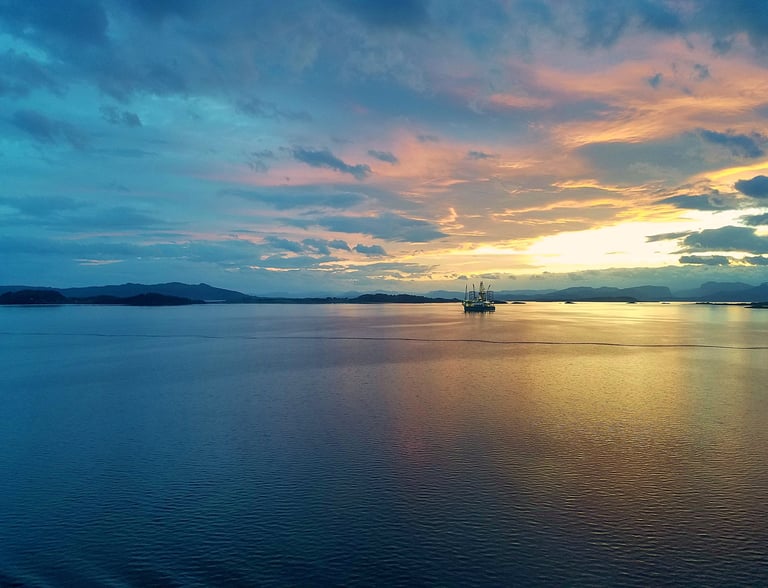 Sunrise in Stavanger, Norway
