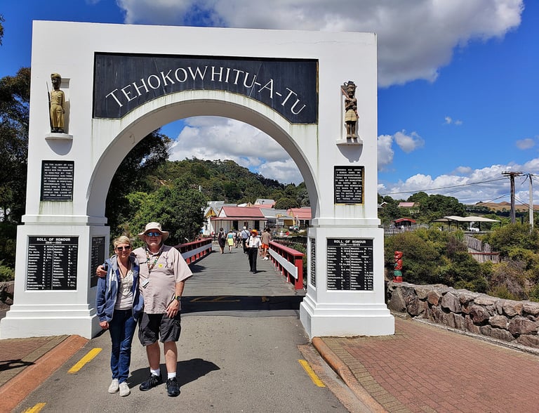 Lady and The Pirate in Whakarewarewa Village in Rotorua, New Zealand