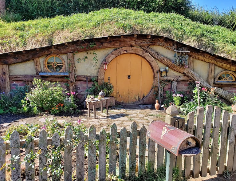 A Lovely place in The Shire at Hobbiton in New Zealand