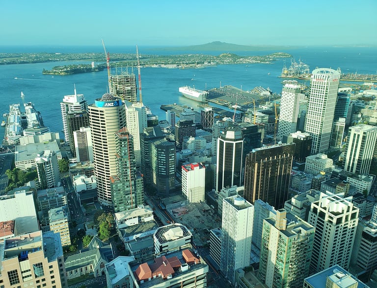 Auckland, New Zealand from the Sky Tower