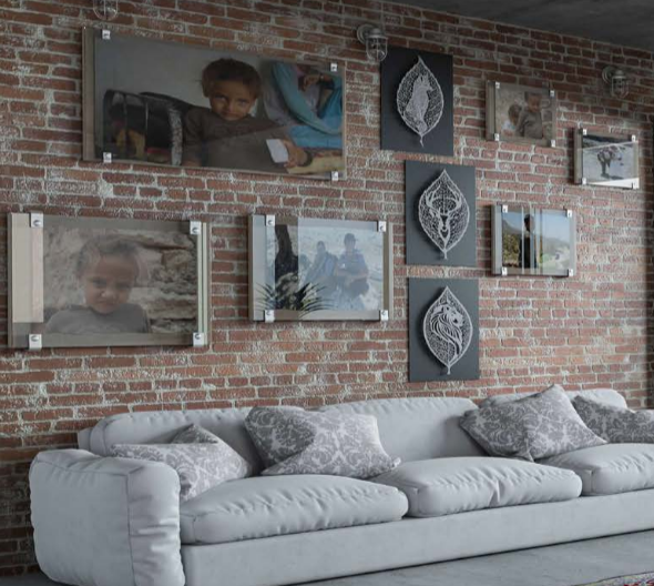 Brick pattern matt finish premium wallpapers
