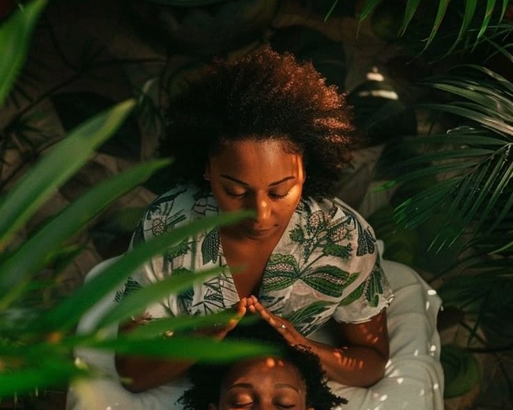 masaje relajante  craneal