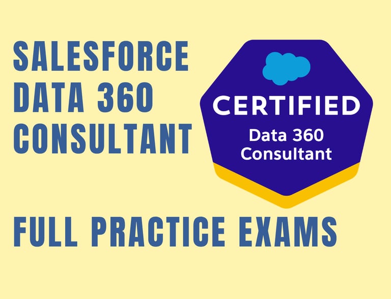 Exame Salesforce Data 360 Consultant - Simulado Completo Trailnity