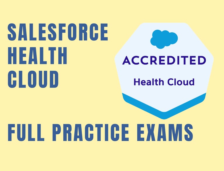 Exame Salesforce Health Cloud - Simulado Completo Trailnity