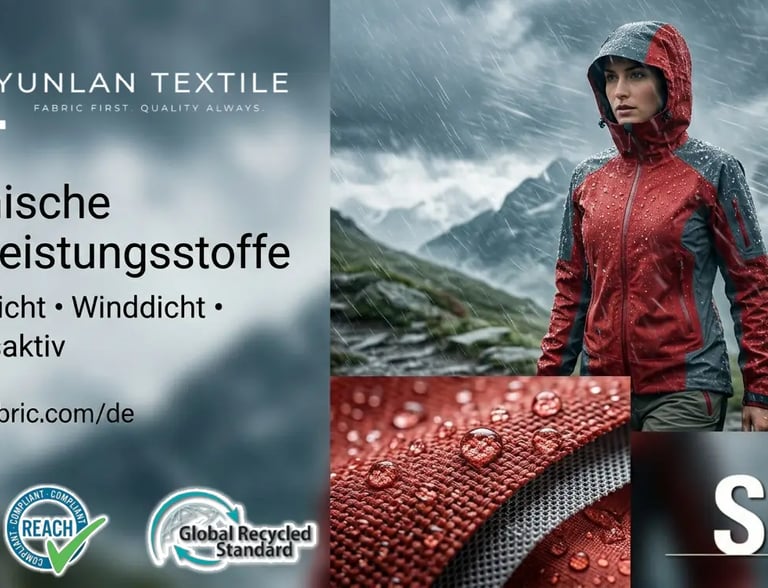 Hardshelljacke mit wasserdichtem atmungsaktivem Gewebe