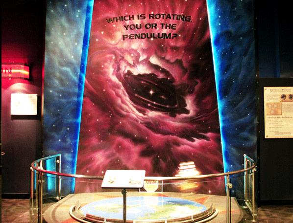 Clark Planetarium—"Foucault Pendulum" Display