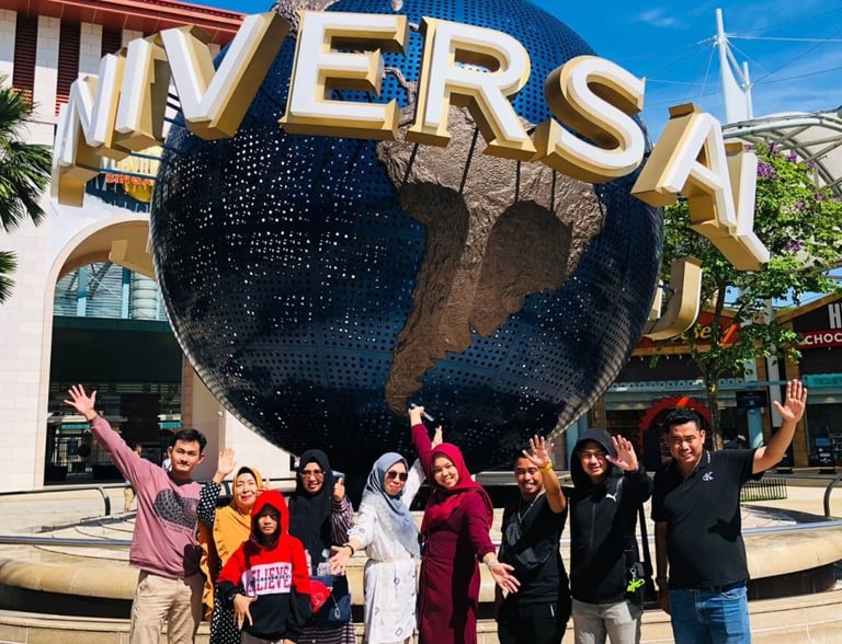 travel agent for singapore tour, sentosa island, universal studios, sea aquarium, esplanade, one day