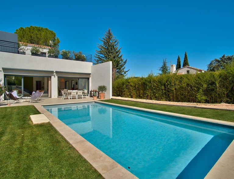 Vue piscine