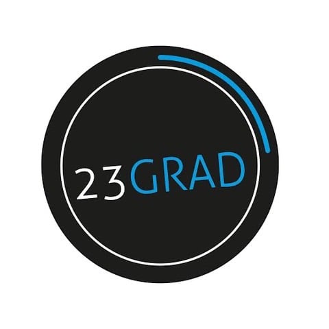 Das Logo von der 23 Grad Assistenz GmbH