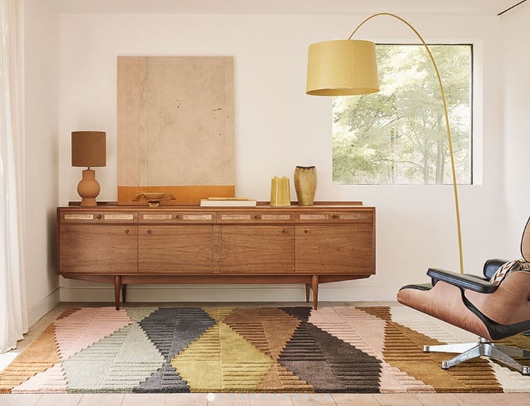 Tapis modèle ARZU SORBET de la marque ROMO en laine