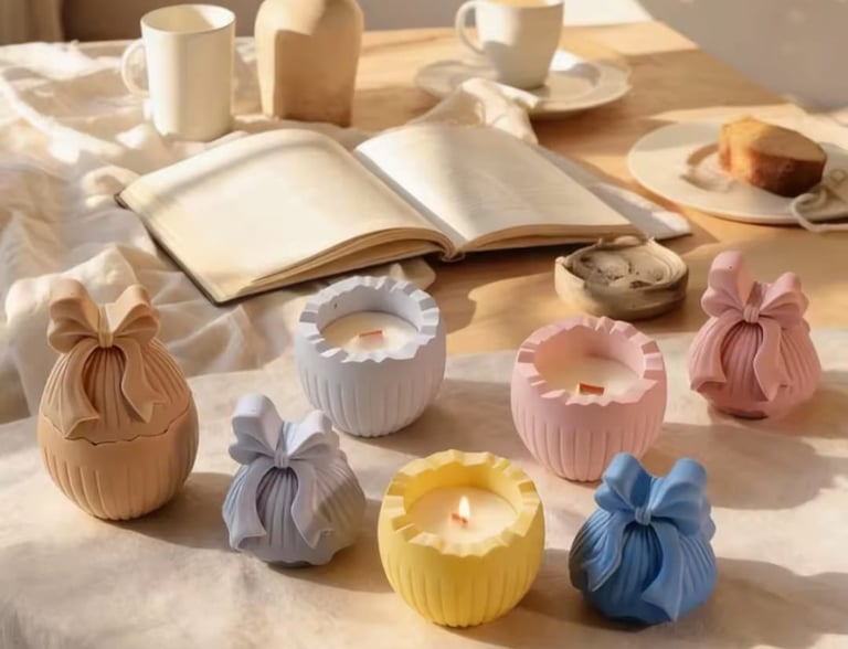 Bougies parfumées artisanale Œuf de Pâques