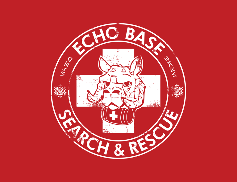 "Echo Base Search & Rescue" apparel design