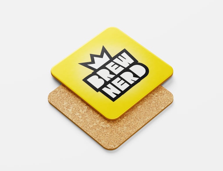 Brewnerd beer coaster