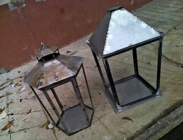 Prototipo di lanterne progettate in 3D