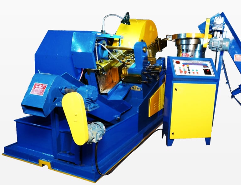 Samrat Machine Tools | nut bolt making machine, nut bolt making machine price in rajkot