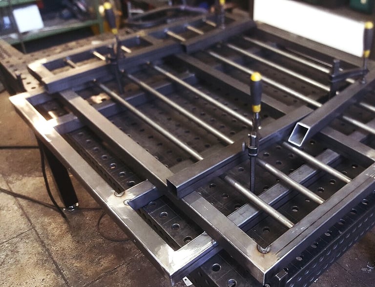 Inferriata di protezione per terrazza attico