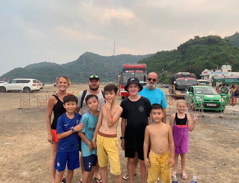 The fishing village kids Vietnam