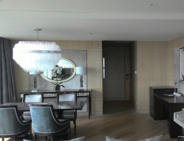 Vertical Space modern dining room interior design Philippines