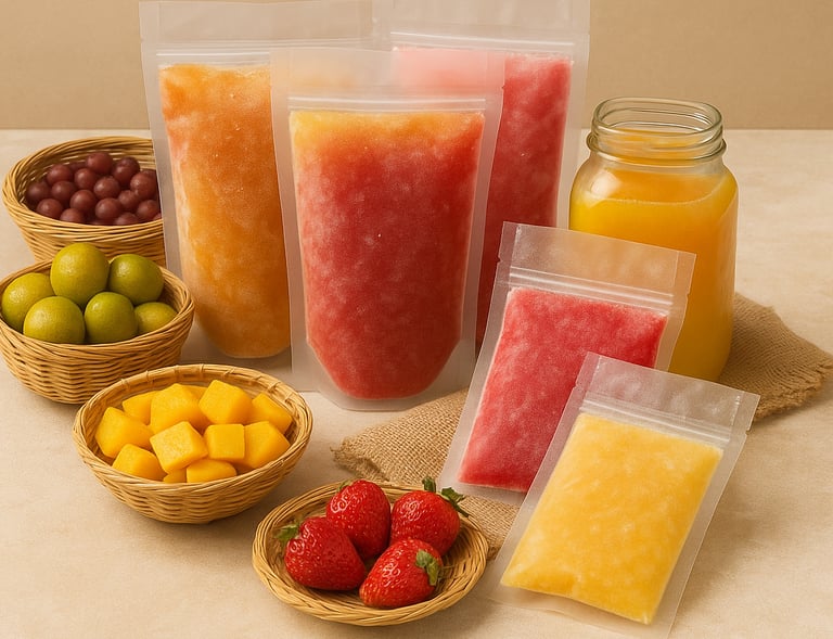 Variety of Pulp Frozen Royal Market products