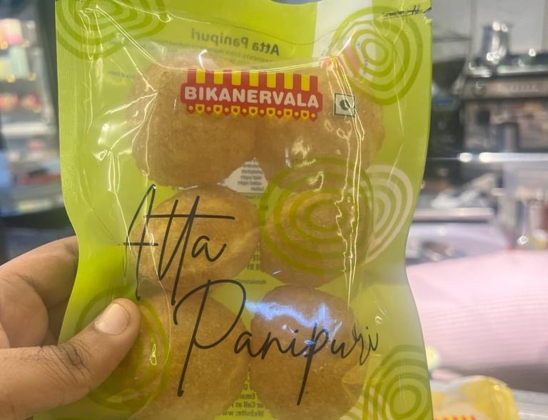 Packet for Panipuri