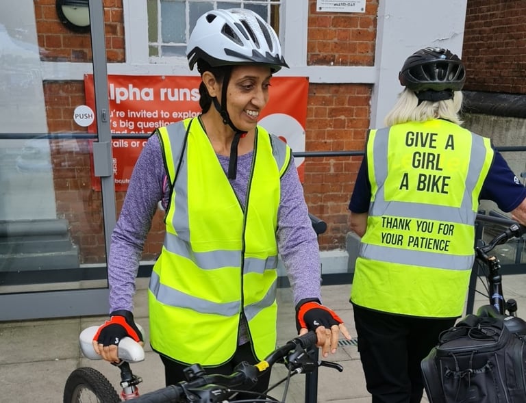 Community Outreach initiative Give A Girl.A Bike cycling club