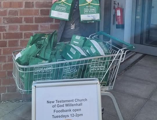 Weekly Food Bank at NTCG Willenhall Tabernacle