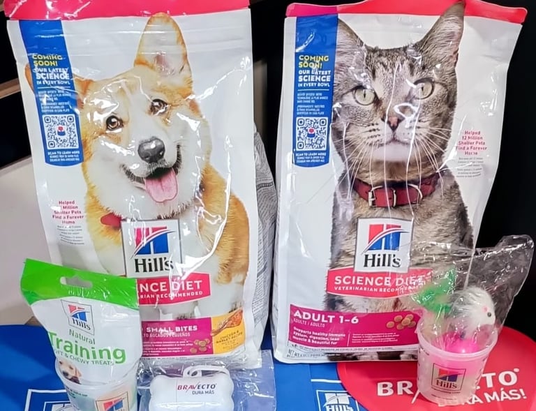 Tenemos alimentos y treats marca Hills.