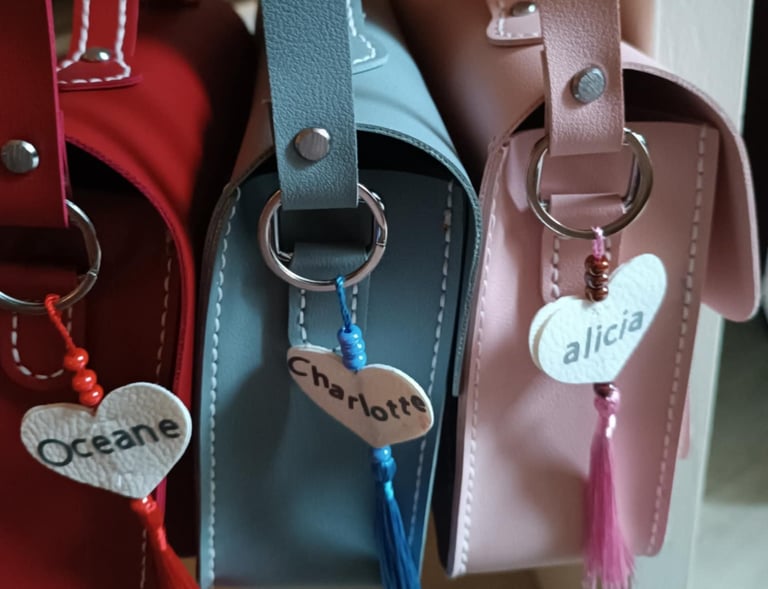 Sac à main à coudre soi même personnalisé par Cosquinelle
