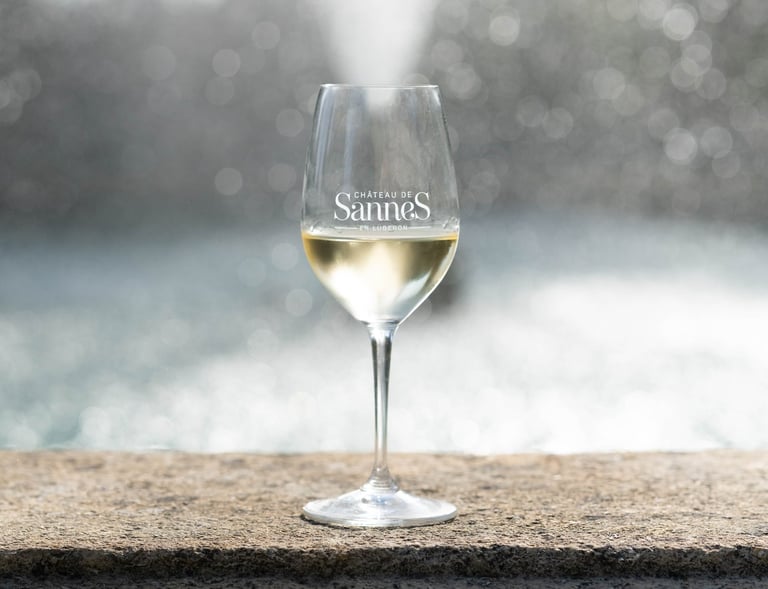 verre de vin blanc de Sannes