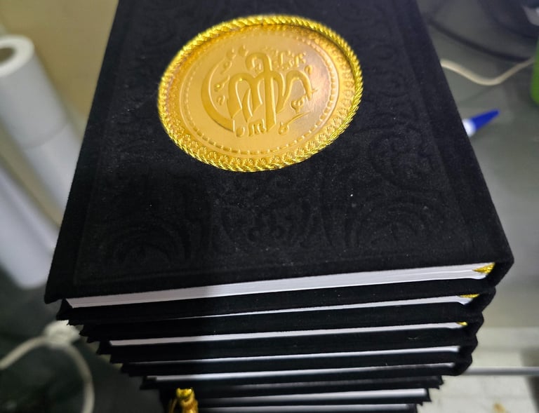 Cetak buku Yasin Dundung Print Makassar