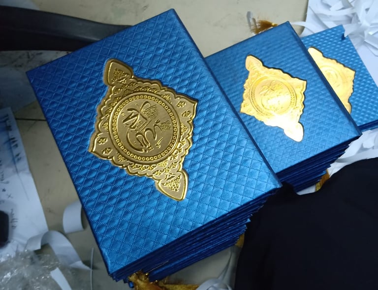 Cetak buku Yasin hard Dundung Print Makassar