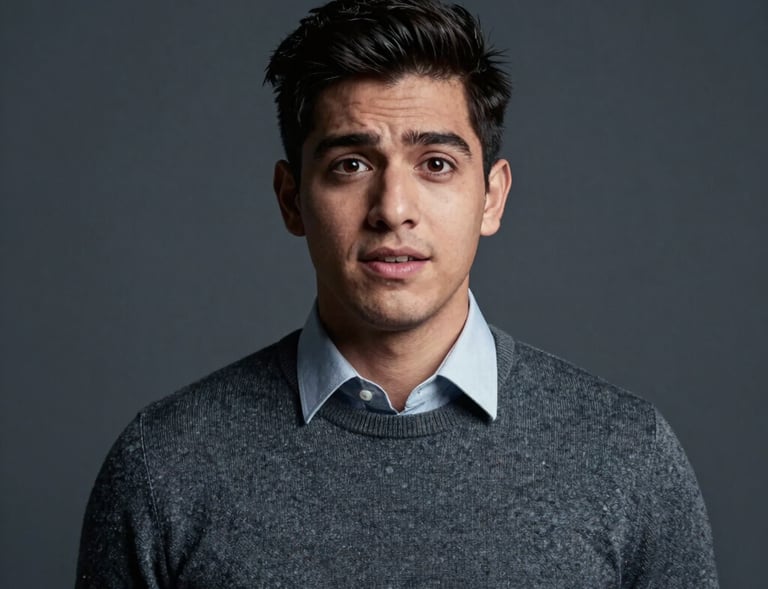 Image of a minimalist portfolio homepage highlighting featured case studies with clean lines and ample white space.