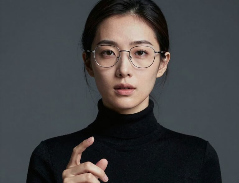 Image of a minimalist portfolio homepage highlighting featured case studies with clean lines and ample white space.