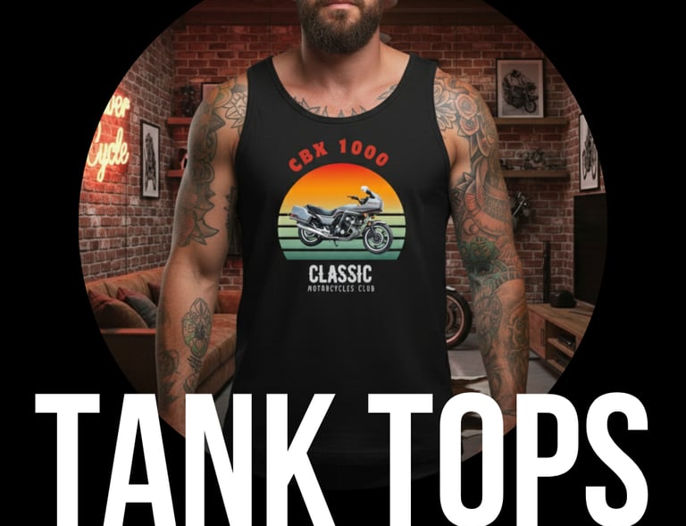 a man with tattoos on his chest and tank top tank top