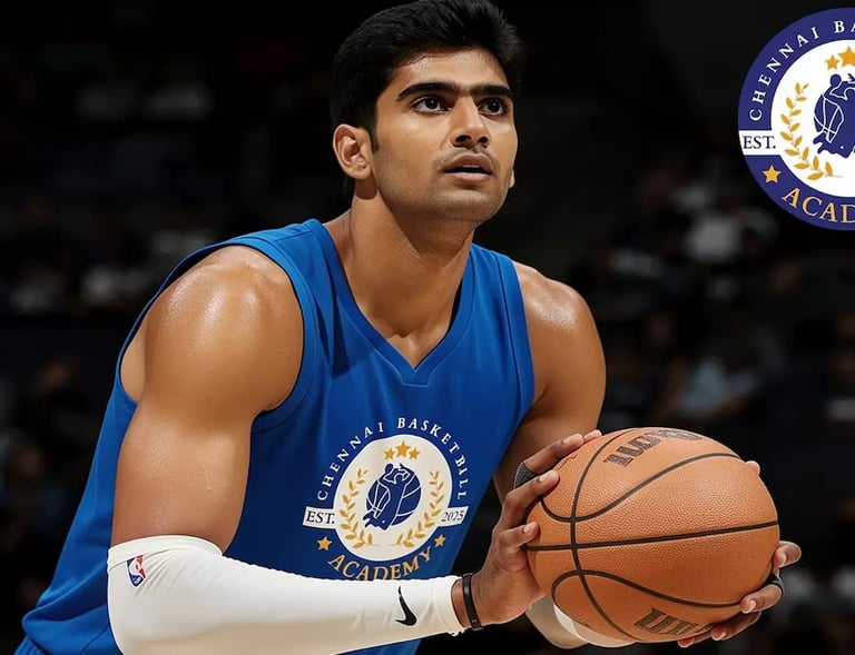 a man in a blue jersey holding a basketball ball