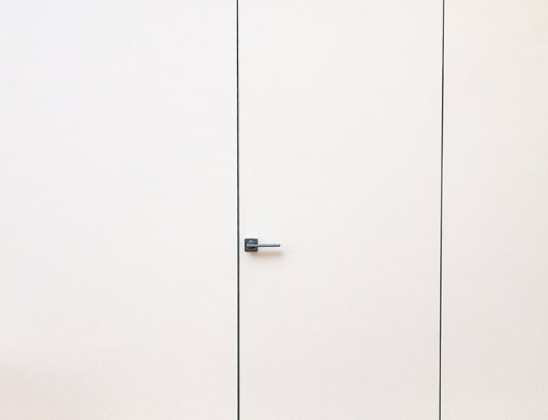 Drzwi ukryte. Drzwi malowane. Nowoczesne drzwi wewnętrzne