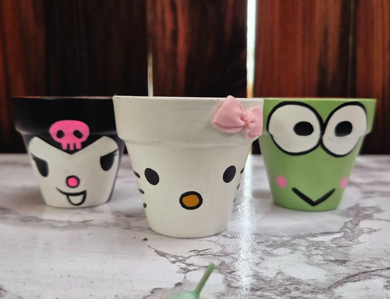 Sanrio Trio Mini Pots