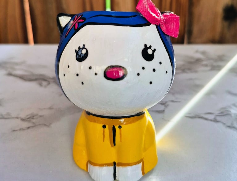 Hello Coraline Mini Ceramic Planter