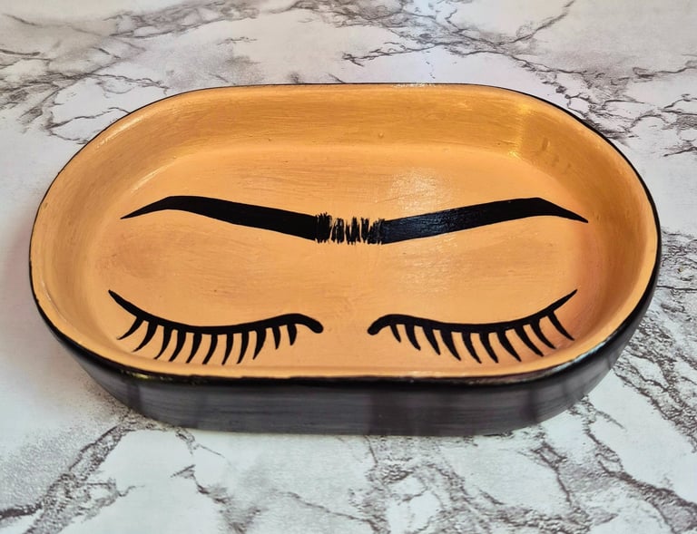 Frida Hand-painted Trinket Dish