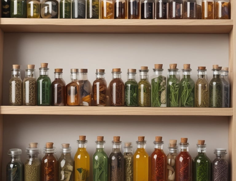 A peaceful moment during a shamanic reiki healing session with soft candlelight and natural decor.