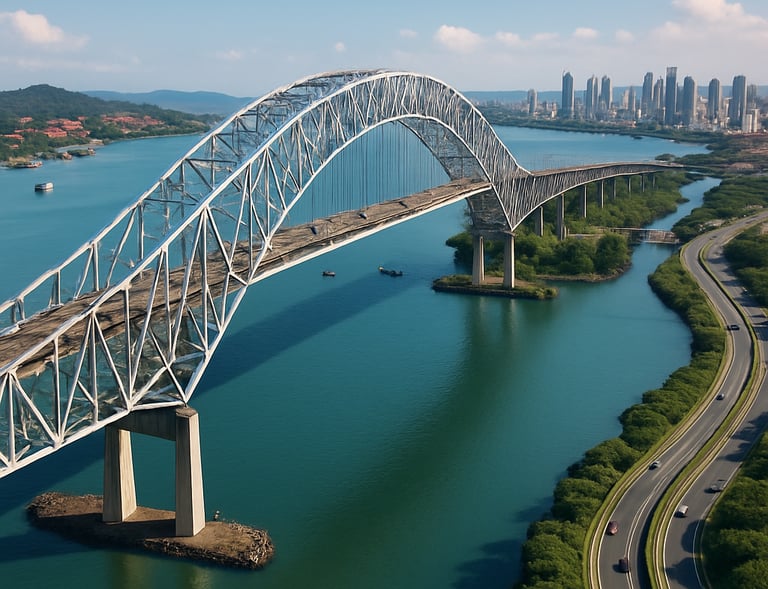 A colorful market scene with local crafts and smiling vendors.