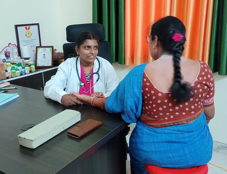 Dr. Sireesha Kaila Consulting Patients