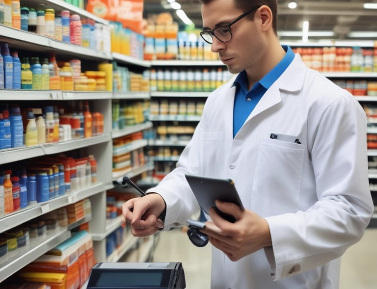 An industrial scene featuring rusted metal beams and machinery against a backdrop of a weathered brick wall. A large pulley system with visible chains is prominent, along with a sign indicating load capacity.