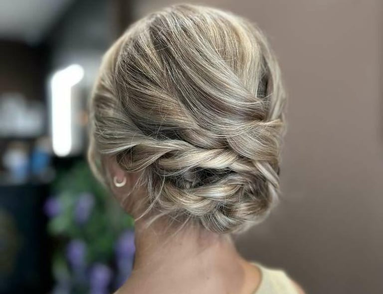 coiffure femme chignon